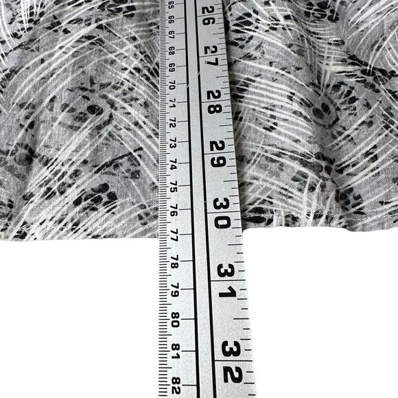 Robert Graham Shirt Men’s 2XL XXL Geometric Gray Flip Cuff Button Up Linen Blend - Picture 11 of 11